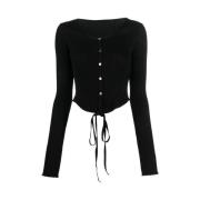 Cardigans LOW Classic , Black , Dames