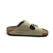 Groene Sliders Birkenstock , Green , Heren