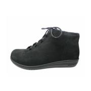 Flex Boot Enkellaars Hartjes , Black , Dames