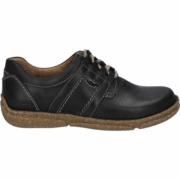 Zwarte Veterschoenen Josef Seibel , Black , Heren