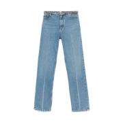 Blauwe Klassieke Straight Leg Jeans Stella McCartney , Blue , Dames