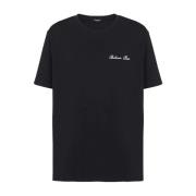 Handtekening Logo T-shirt Balmain , Black , Heren