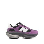 Paars/Zwarte Panel Sneakers New Balance , Purple , Dames