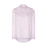 Lange Mouw Blouse Effen Kleur Eterna , Pink , Dames