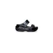 Zwarte sandalen voor dames lente/zomer Crocs , Black , Dames