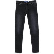 Zwarte Klassieke Five-Pocket Jeans Jacob Cohën , Black , Heren