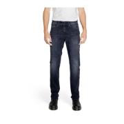 Blauwe Stretch Katoenmix Jeans Jeckerson , Blue , Heren