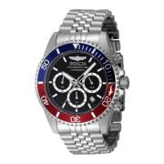 Pro Diver Quartz Horloge - Zwarte Wijzerplaat Invicta Watches , Gray ,...