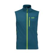 Topvest voor Buitensportavonturen Jack Wolfskin , Blue , Heren