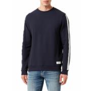 Blauwe Sweatshirts voor Mannen Tommy Hilfiger , Blue , Heren