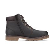 Heren Veterschoenen Rieker , Black , Heren