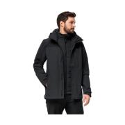 Softshell jas Romberg 3In1 Jack Wolfskin , Black , Heren