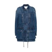 Denim jack met spread kraag Isabel Marant Étoile , Blue , Dames