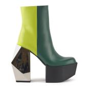 Stage Boot United Nude , Green , Dames