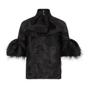 Lavaliere Shirt With Cocoon Nina Ricci , Black , Dames