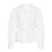 Feminine Shirt Blouse met Pofmouwen InWear , White , Dames