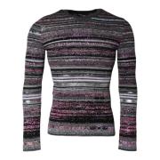 Multicolor Gestreepte Crew Neck Sweater Dolce & Gabbana , Multicolor ,...