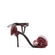 Oxblood Rode Stiletto Hak Schoenen Magda Butrym , Red , Dames