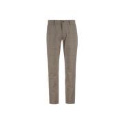 Smart Check Broek Alberto , Brown , Heren