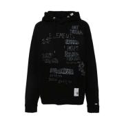 Zwarte Grafische Print Hoodie Sweatshirt Mihara Yasuhiro , Black , Her...