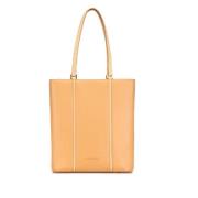 Pre-owned Leather totes Burberry Vintage , Beige , Dames