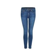 Skinny Fit Strong Blue Jeans Opus , Blue , Dames