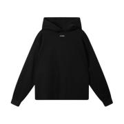 Zwarte Oversized Hoodie van Geborsteld Fleece 10Days , Black , Dames