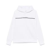 Witte Klassieke Hoodie Calvin Klein , White , Heren