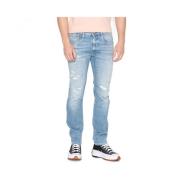 Uni Slim-Fit Jeans Replay , Blue , Heren