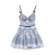 Blauwe Ceintuurjurk Bewuste Stijl Zimmermann , Blue , Dames