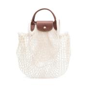 Handbags Longchamp , Beige , Dames