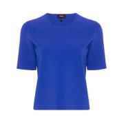 Elektrisch Blauwe Scuba T-Shirt Theory , Blue , Dames