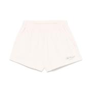 Beige Elastische Taille Sportieve Shorts Sporty & Rich , White , Dames