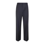 Navy wollen broek Max Mara Weekend , Blue , Dames