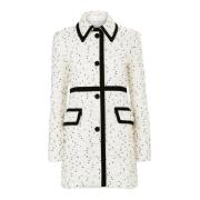 Polka-Dot Tweed Nina Ricci , White , Dames