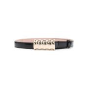 Gouden Gesp Klein Riem Khaite , Black , Dames