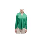 Groene Blouse 5585 D931 Eterna , Green , Dames