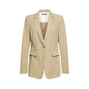 Blazer met Goede Prijs-Kwaliteitverhouding Esprit , Beige , Dames