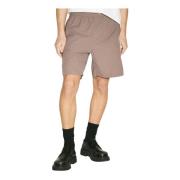 Shorts met ritszakken en kreukeleffect Undercover , Brown , Heren