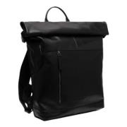 Liverpool Zwarte Leren Tas The Chesterfield Brand , Black , Unisex