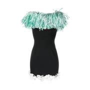 Fringe-Trim Mini Jurk met Bloemenapplicatie Emilio Pucci , Multicolor ...