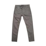 Tapered Fit Chinos Gabba , Gray , Heren