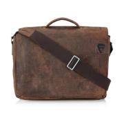 Messenger Bag BriefBag Richmond Dark Brown Strellson , Brown , Heren