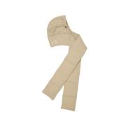 Gewatteerde capuchonsjaal in zand Études , Beige , Unisex