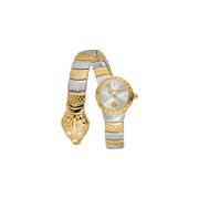 Signature Snake Two Tone Quartz Horloge Roberto Cavalli , Multicolor ,...