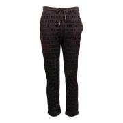 Heren Zwarte Trainingsbroek Stijlvol Comfort Carlo Colucci , Black , H...