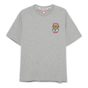 Geborduurde Klassieke T-shirt Collectie Kenzo , Gray , Heren