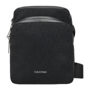 Heren Schoudertas Lente/Zomer Collectie Calvin Klein , Black , Heren