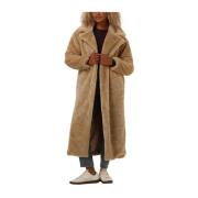 Faux Fur Jas Nv-Eddie Notre-v , Beige , Dames