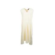 Elegante Jurken Collectie Fabiana Filippi , Beige , Dames